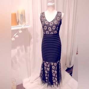 Mermaid Trumpet Pleat Dress Size PXL CANDLELITE PETITES